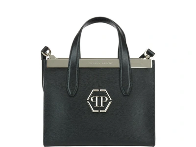 Shop Philipp Plein Addy Hand Bag In Black-nickel