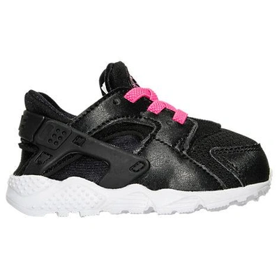 Shop Nike Girls' Toddler Huarache Run Running Shoes, Black