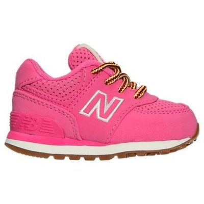 Shop New Balance Girls' Toddler 574 Outdoor Boots, Pink