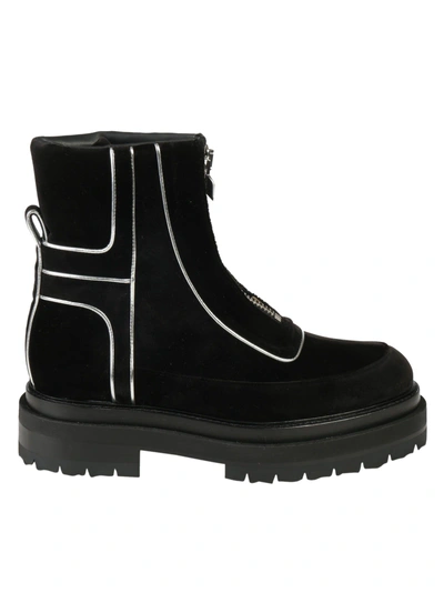 Shop Pierre Hardy Boots In Black-silver