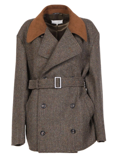 Shop Maison Margiela Maison Martin Margiela Coats In Brown