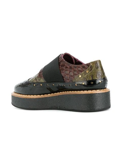 Shop Antonio Marras Contrast Brogue Shoes