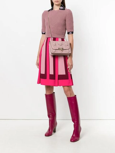 Shop Valentino Garavani Lovestud Boots In Pink