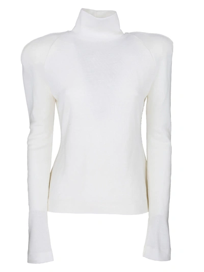 Shop Haider Ackermann Roll Neck Sweater In White