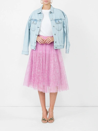Shop Valentino Tulle Skirt