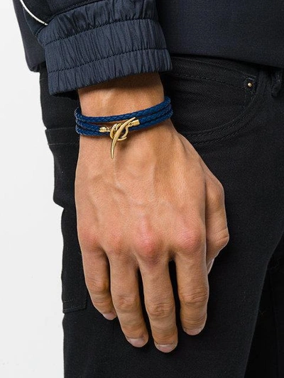 Shop Shaun Leane Quill Wrap Bracelet In Blue