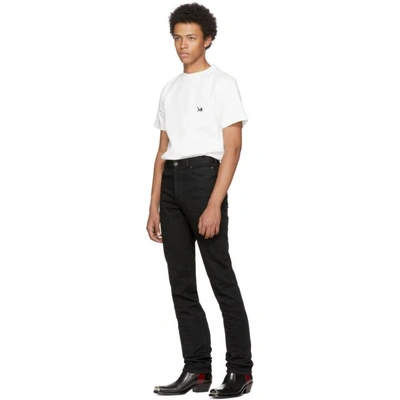 Shop Calvin Klein 205w39nyc White Logo T-shirt In 101 White