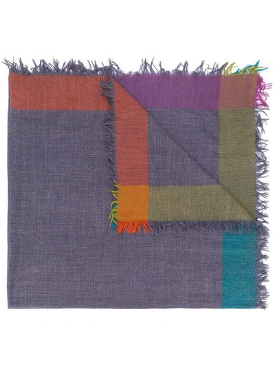 Shop Ps By Paul Smith Colour Block Scarf