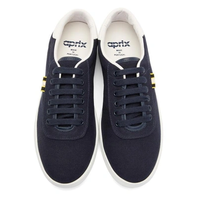 Shop Aprix Navy Apr-003 Sneakers In Navy/white