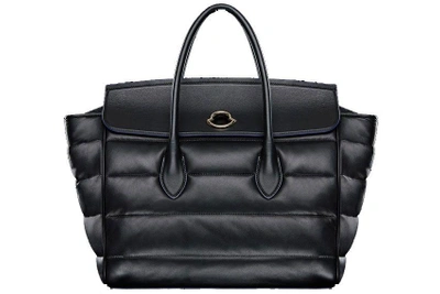 Shop Moncler Evera Gm Bag In Black