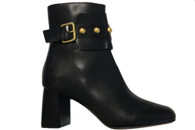 Shop Red Valentino Buckle Boot In Black