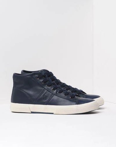 Shop Polo Ralph Lauren Sneakers In Dark Blue