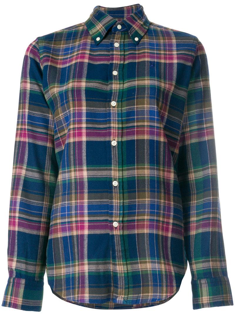 Polo Ralph Lauren Button-down Flannel Shirt | ModeSens