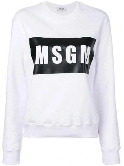 Msgm Logo Sweatshirt | ModeSens