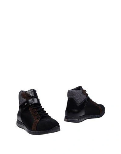 Shop Armani Collezioni Ankle Boots In Black