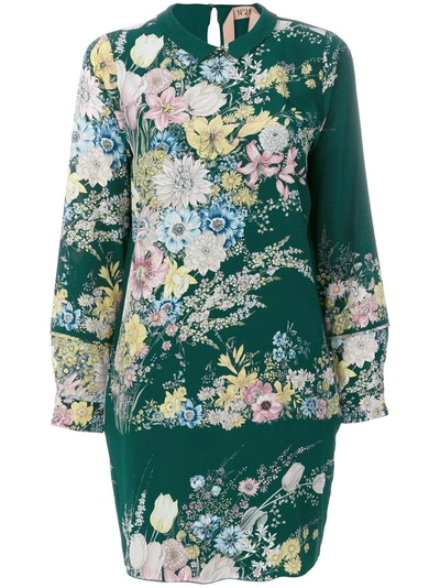 Shop N°21 Floral Print Collar Dress