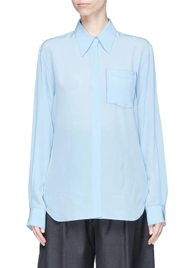 Shop Victoria Beckham Silk Crepe Shirt