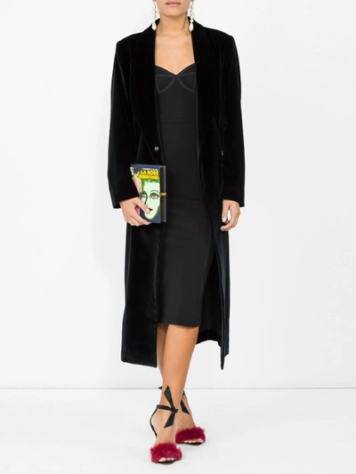 Shop Giuliva Heritage Collection Claudia Black Shawl Collar Overcoat