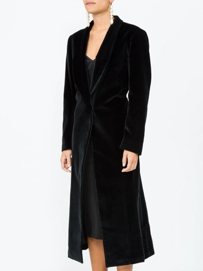 Shop Giuliva Heritage Collection Claudia Black Shawl Collar Overcoat