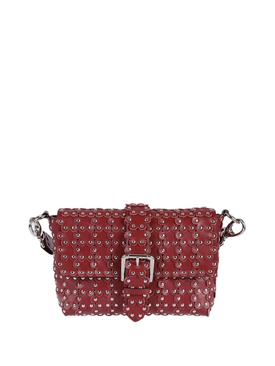 Shop Red Valentino Patchwork Flower Shoulder Bag