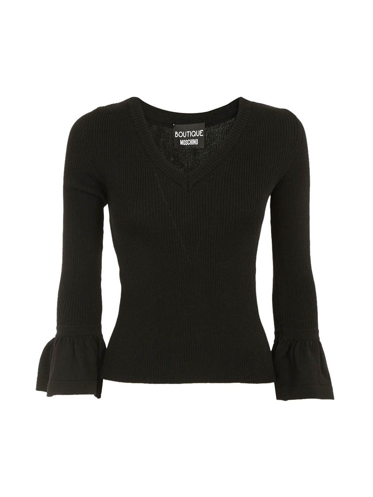 Boutique Moschino Ruffle Sweater | ModeSens