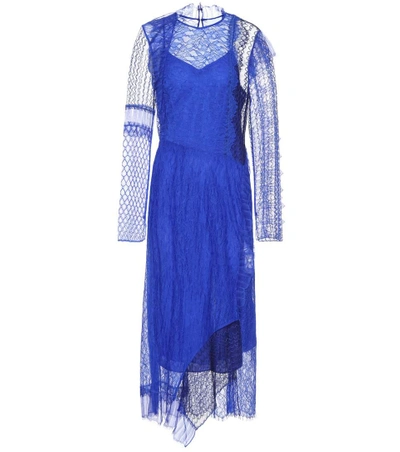 Shop 3.1 Phillip Lim / フィリップ リム Lace Patchwork Dress In Electric Llue