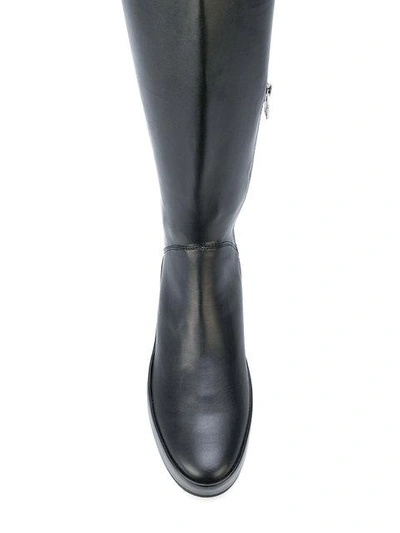 Shop Calvin Klein Jeans Est.1978 Thigh-high Boots In Black