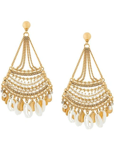 Shop Gas Bijoux Tipi Capri Earrings - Metallic