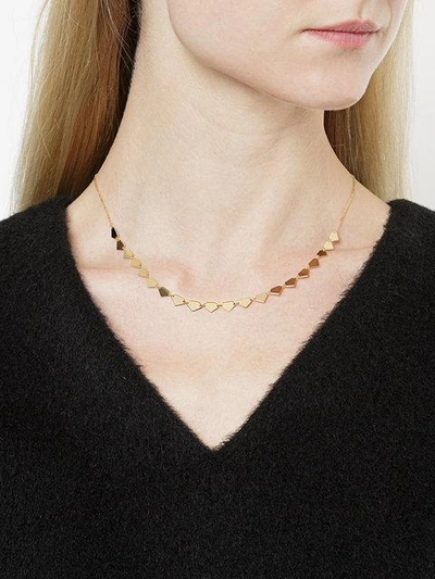 Shop Mehem Geometric Necklace In Metallic