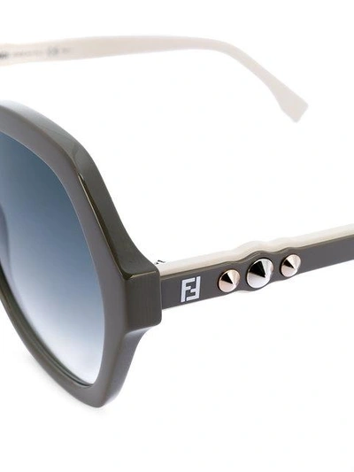 Shop Fendi Havana Sunglasses