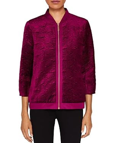 Ted baker velvet shop bomber jacket