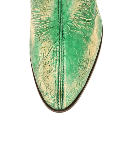 Vivienne westwood clearance green metallic boots