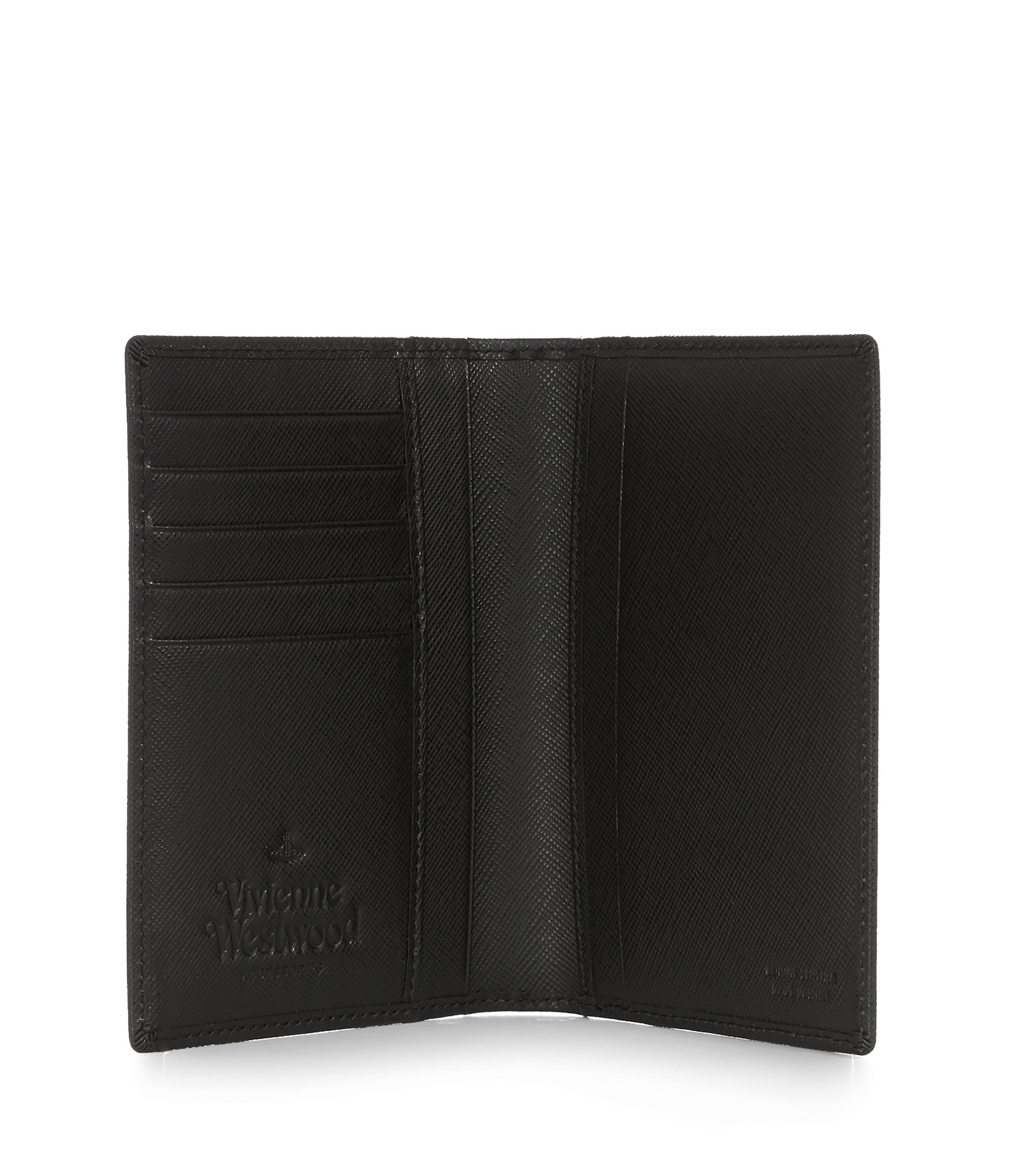 Vivienne Westwood Opio Saffiano Passport Holder 321529 Black | ModeSens