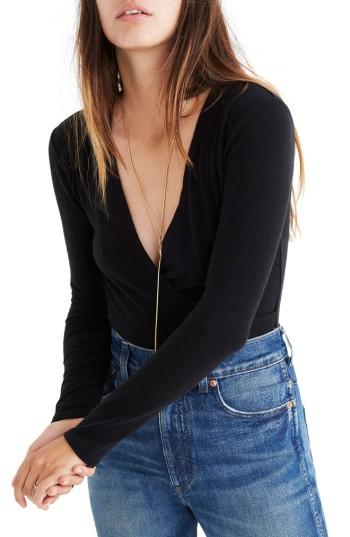 madewell wrap bodysuit
