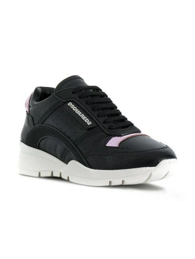 Shop Dsquared2 551 Sneakers In Black