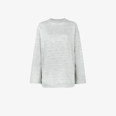 Shop Golden Goose Deluxe Brand 'golden' Sweatshirt In Grey