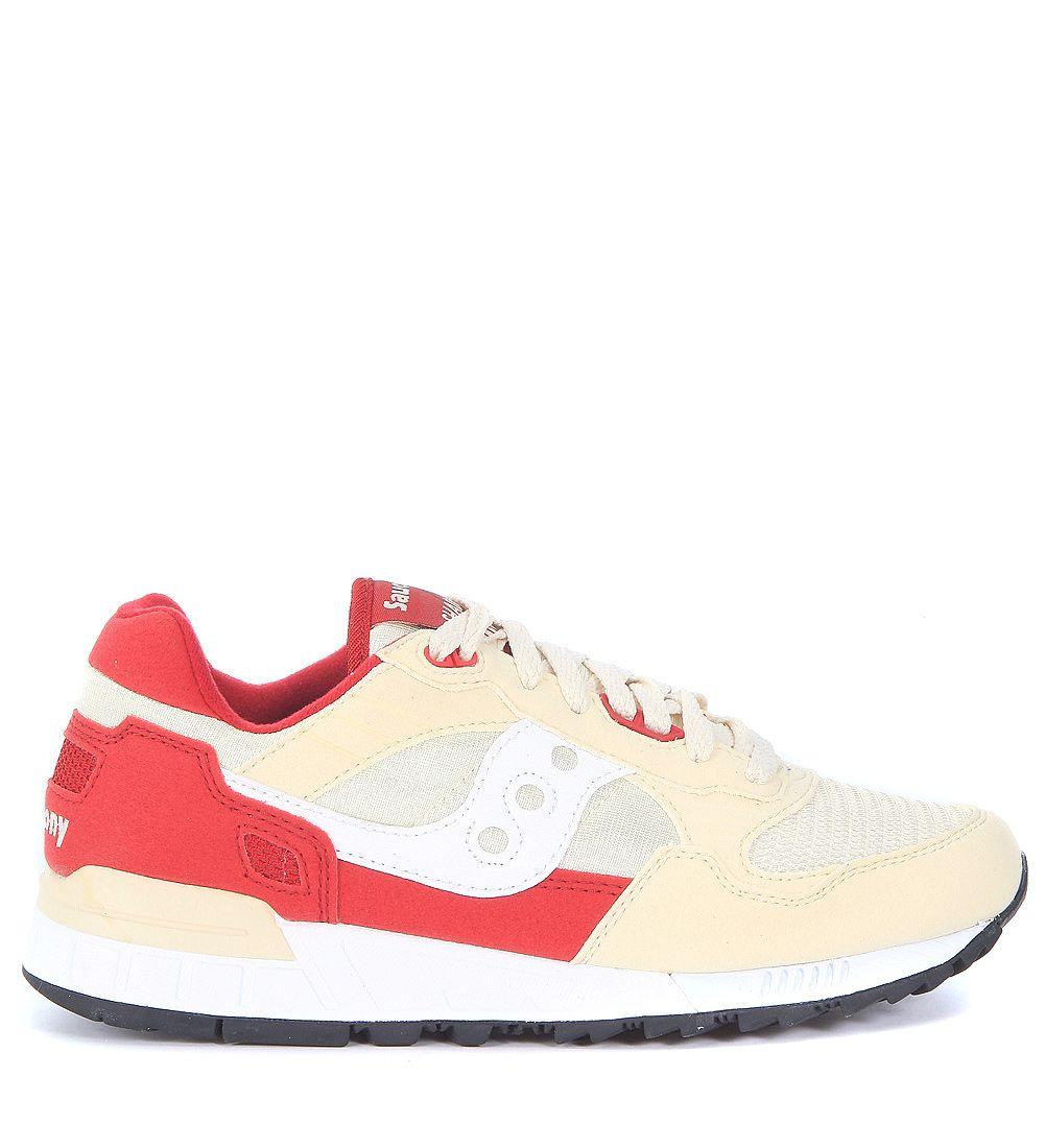 saucony shadow 5000 cream red