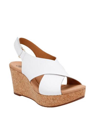 clarks soft cushion wedge sandals