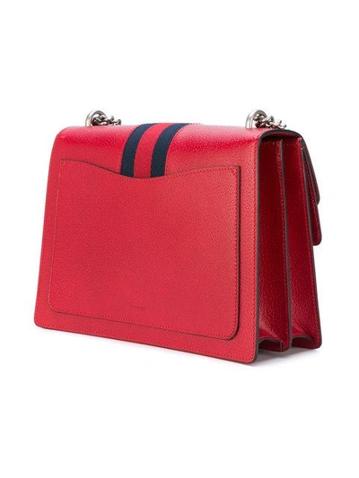 Shop Gucci Dionysus Web Shoulder Bag In Red