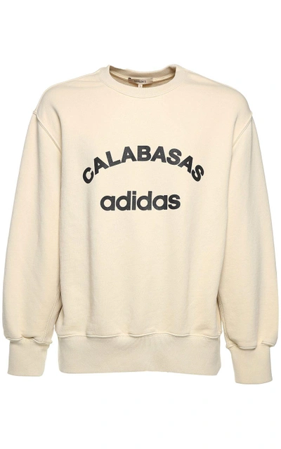 Yeezy Calabasas Cotton-jersey Sweatshirt Season 5 Beige | ModeSens