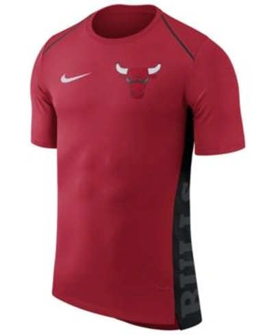Shop Nike Men's Chicago Bulls Hyperlite Shooter T-shirt In Darkred