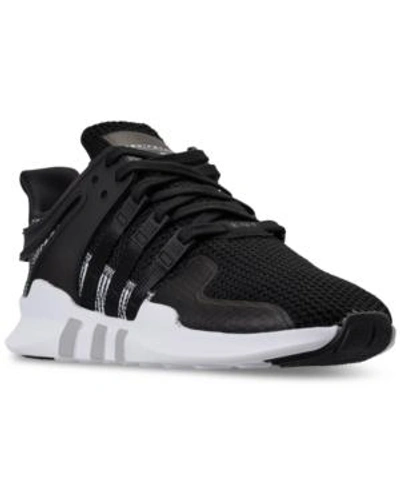 Shop Adidas Originals Adidas Men's Eqt Support Adv Sneakers From Finish Line In Core Black/core Black/ftw