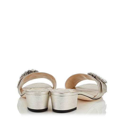 jimmy choo mules with crystals