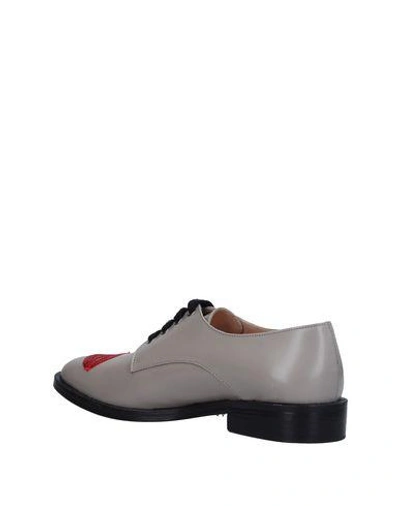 Shop Markus Lupfer Laced Shoes In Light Grey