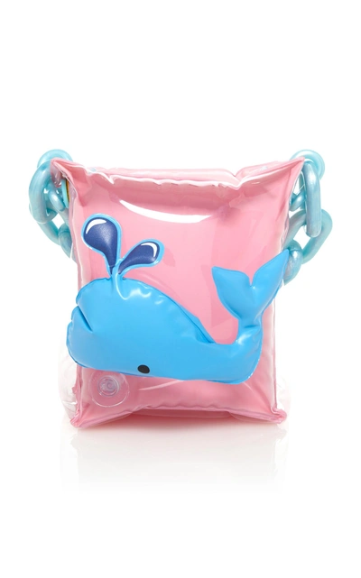Shop Mary Katrantzou Whale Inflatable Shoulder Bag In Pink
