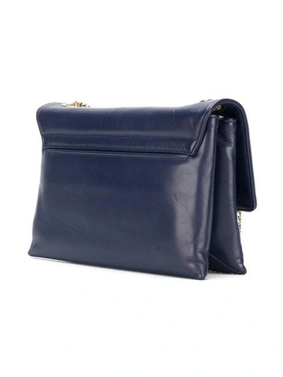 Shop Lanvin Sugar Shoulder Bag In Blue