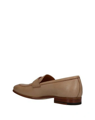 Shop A.testoni Loafers In Sand