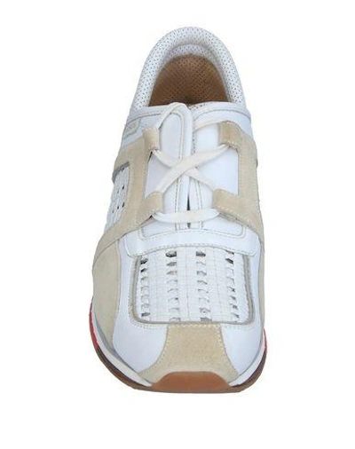 Shop A.testoni Sneakers In White
