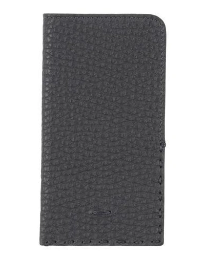 Shop Fendi Iphone 5/5s/se Cover In Steel Grey