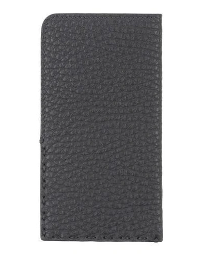 Shop Fendi Iphone 5/5s/se Cover In Steel Grey